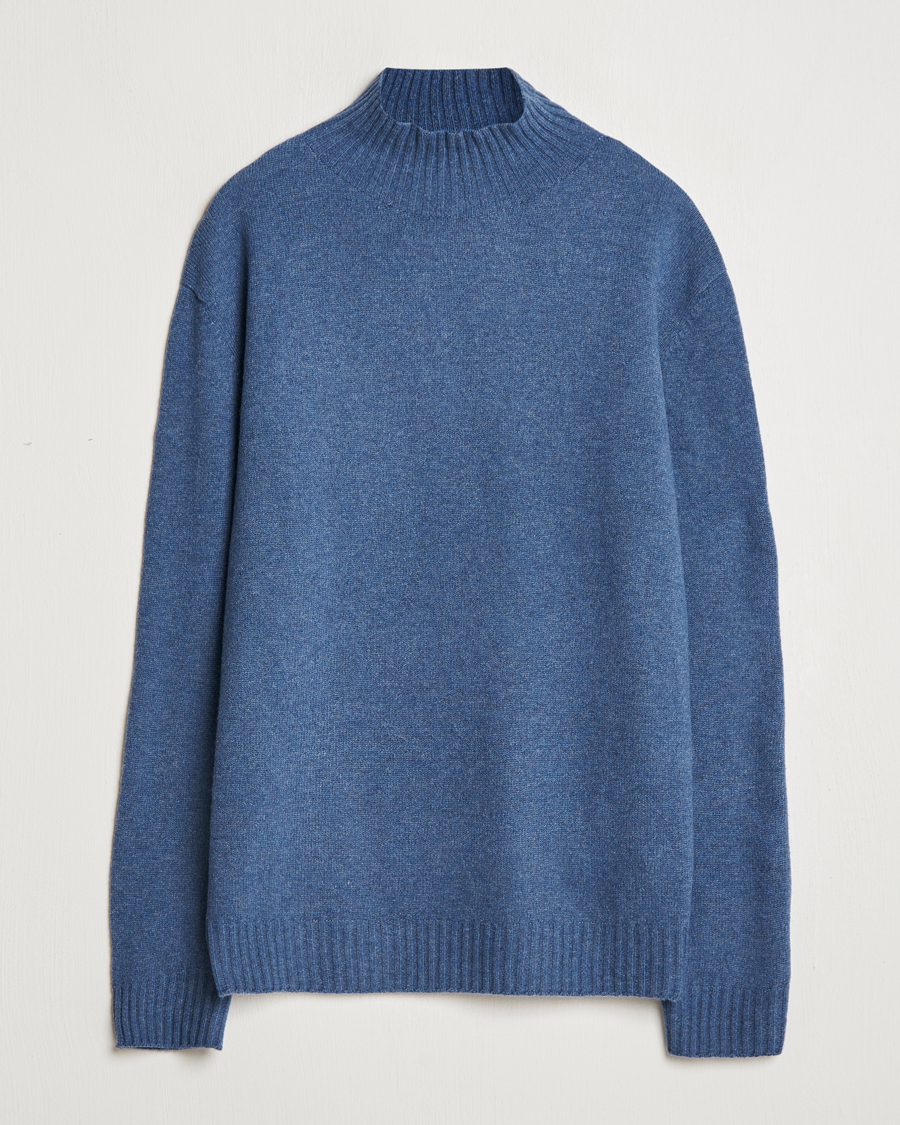 Heren | Truien | NN07 | Clark Wool Knitted Polo Bering Sea