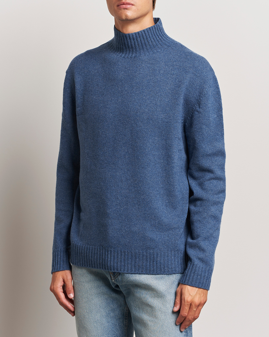 Heren | Truien | NN07 | Clark Wool Knitted Polo Bering Sea