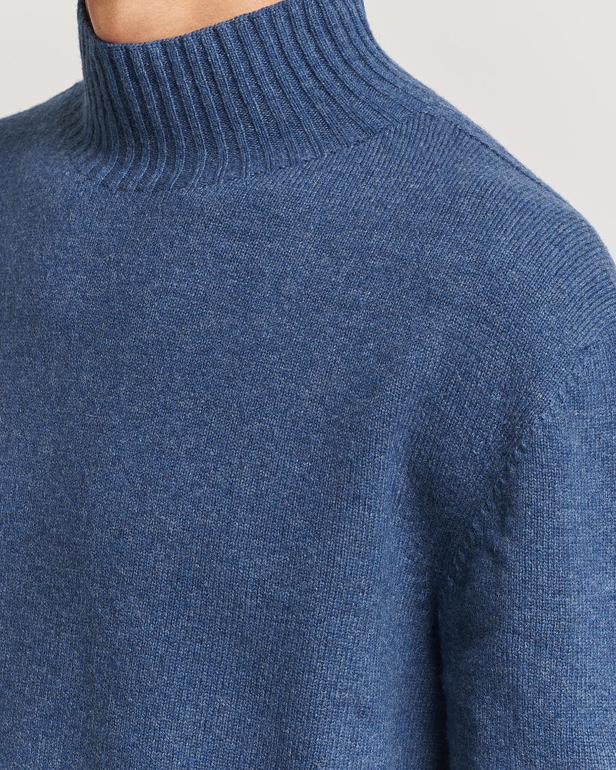 Heren | Truien | NN07 | Clark Wool Knitted Polo Bering Sea
