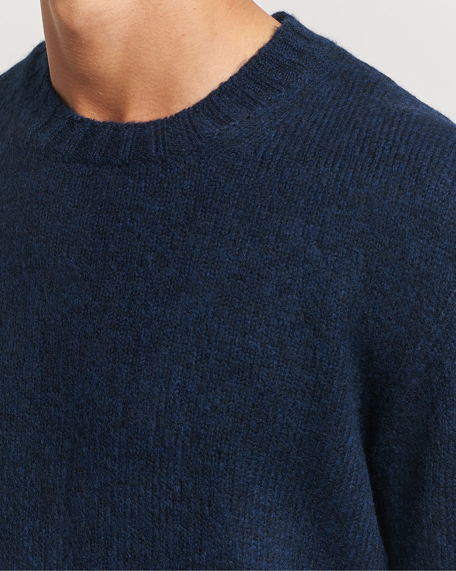 Heren | Truien | NN07 | Lee Wool Knitted Sweater Navy Blue