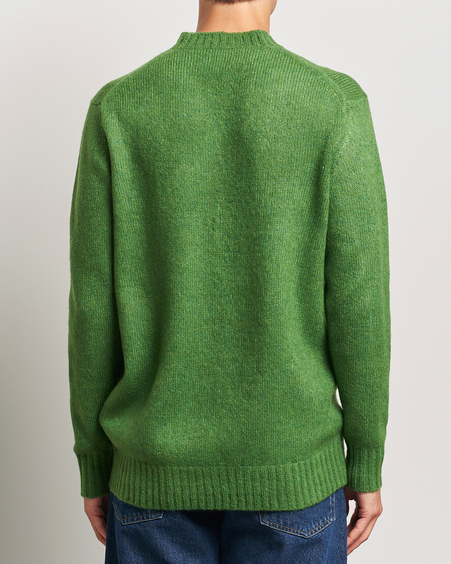 Heren | Truien | NN07 | Lee Brushed Wool Crew Neck Kale Green