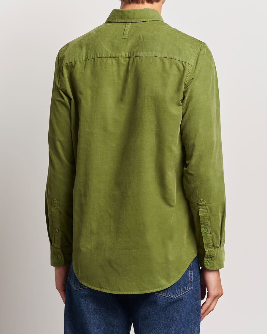 Heren | Overhemden | NN07 | Arne Baby Cord Shirt Cedar Green