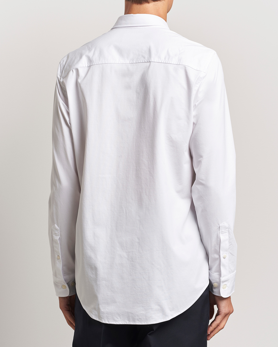 Heren | Overhemden | NN07 | Elian Mercerized Cotton Shirt White