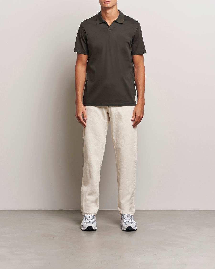 Heren | Polo's | NN07 | Paul Mercerized Polo Dark Army