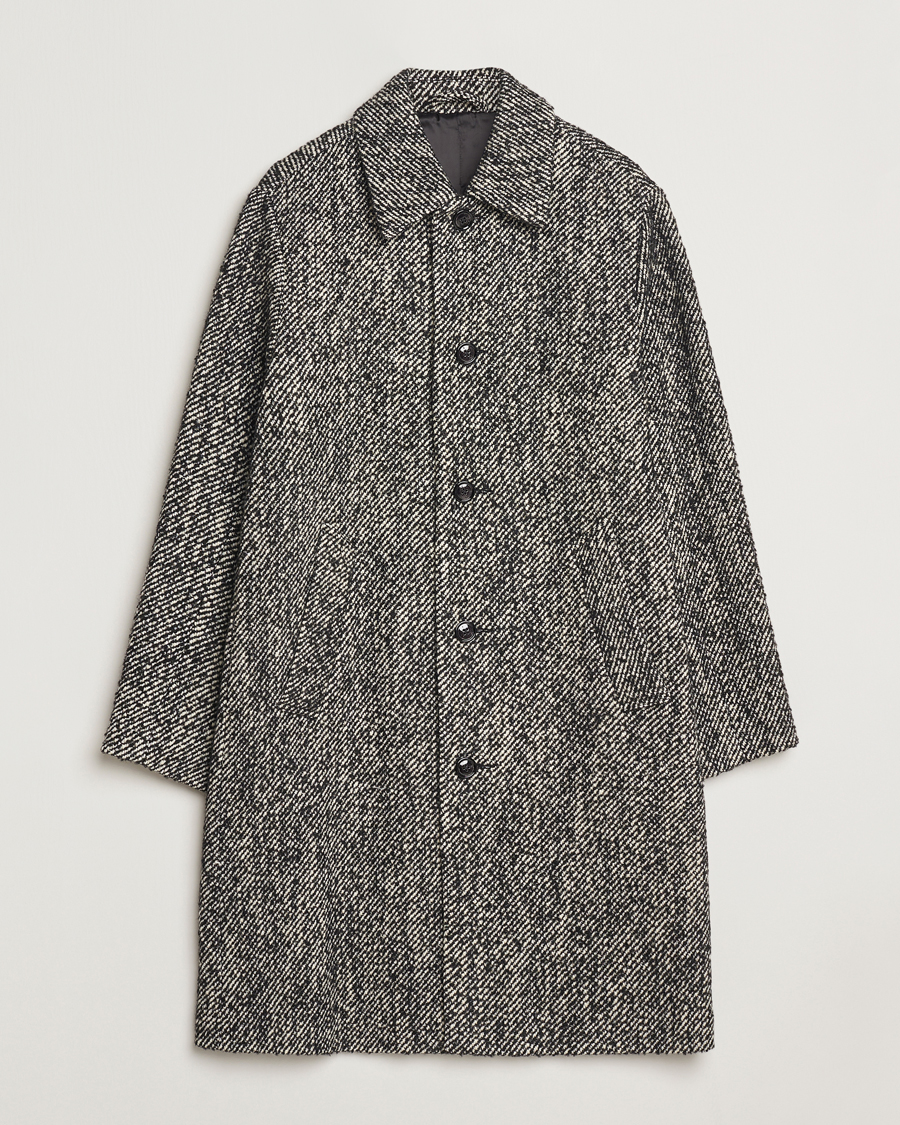 Heren | Jassen | NN07 | Franco Herringbone Coat Black