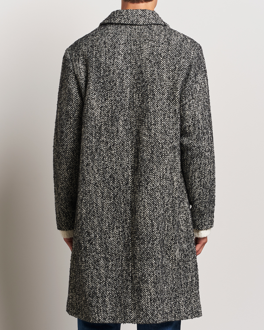 Heren | Jassen | NN07 | Franco Herringbone Coat Black