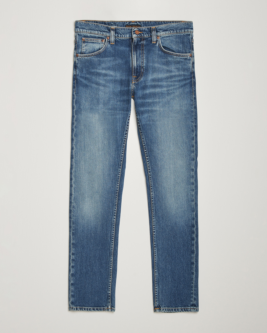Heren | Jeans | Nudie Jeans | Lean Dean Jeans Blue Delusion