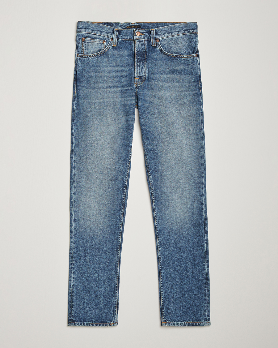 Heren | Jeans | Nudie Jeans | Steady Eddie II Jeans Blue Haze