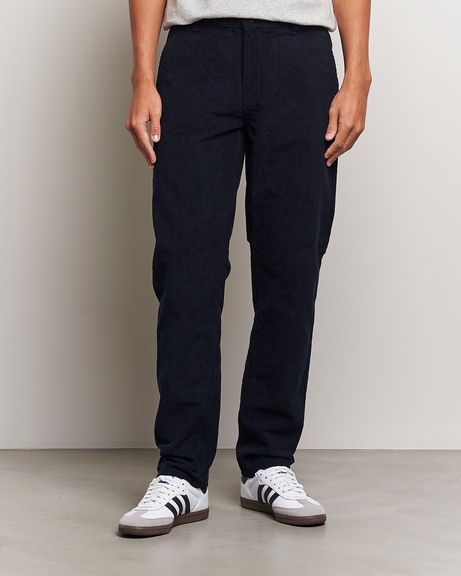 Heren | Broeken | Nudie Jeans | Easy Alvin Corduroy Pants Navy