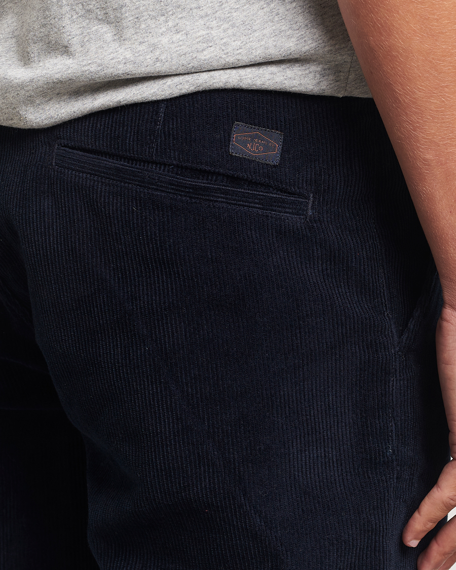 Heren | Broeken | Nudie Jeans | Easy Alvin Corduroy Pants Navy