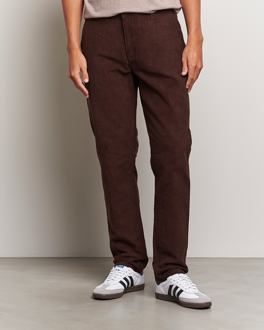 Heren | Broeken | Nudie Jeans | Easy Alvin Corduroy Pants Brown