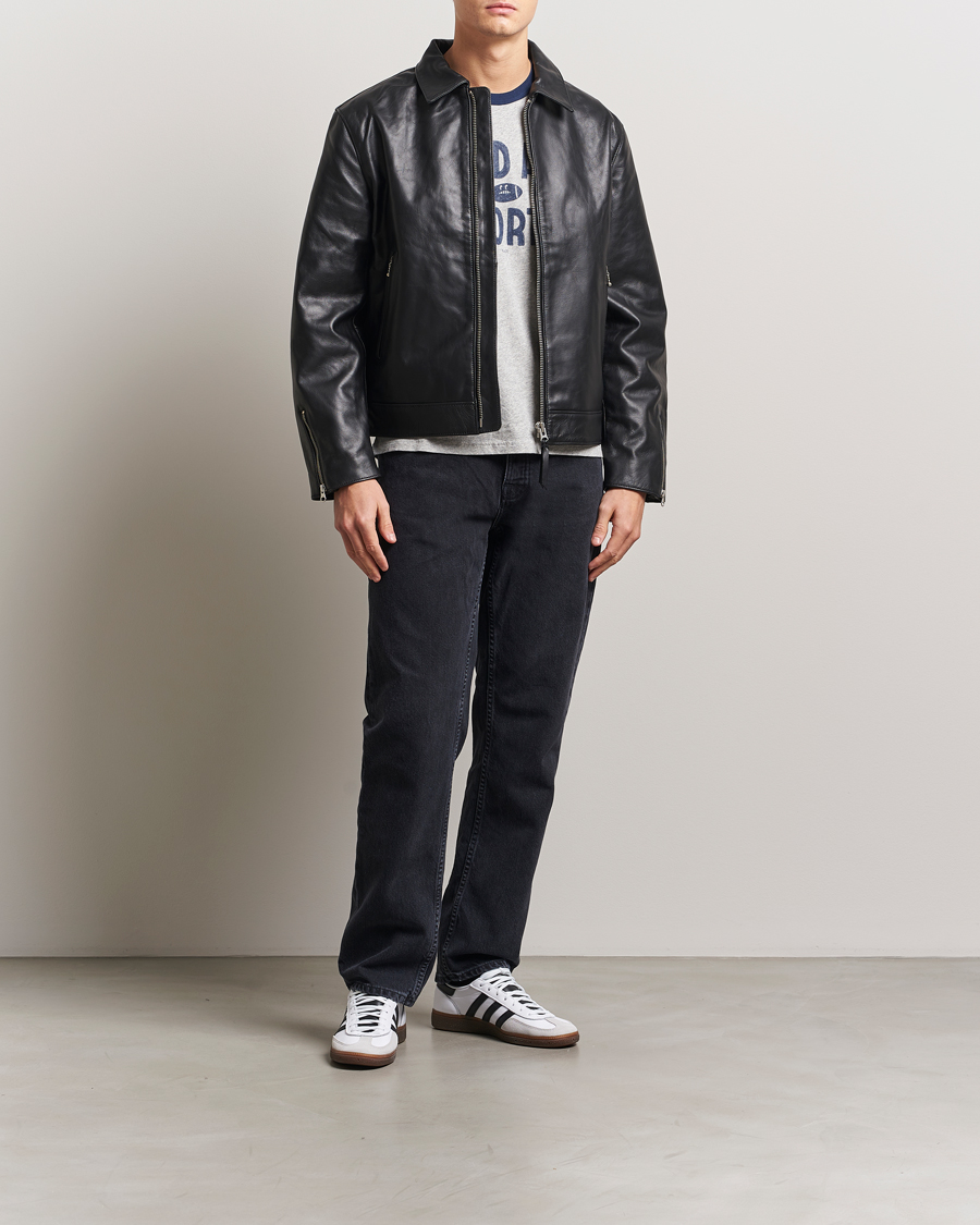 Heren | Jassen | Nudie Jeans | Eddy Rider Leather Jacket Black