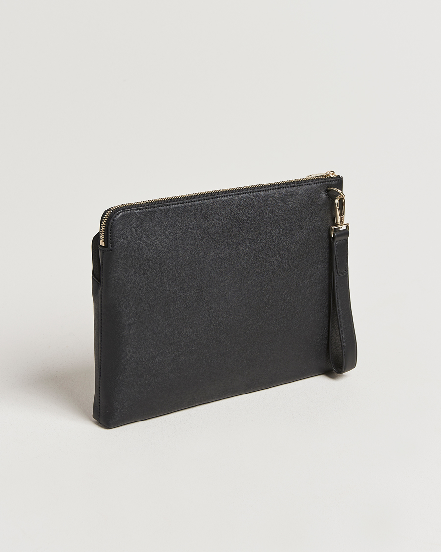 Heren | Paul Smith Leather Stripe Document Case Black | Paul Smith | Leather Stripe Document Case Black