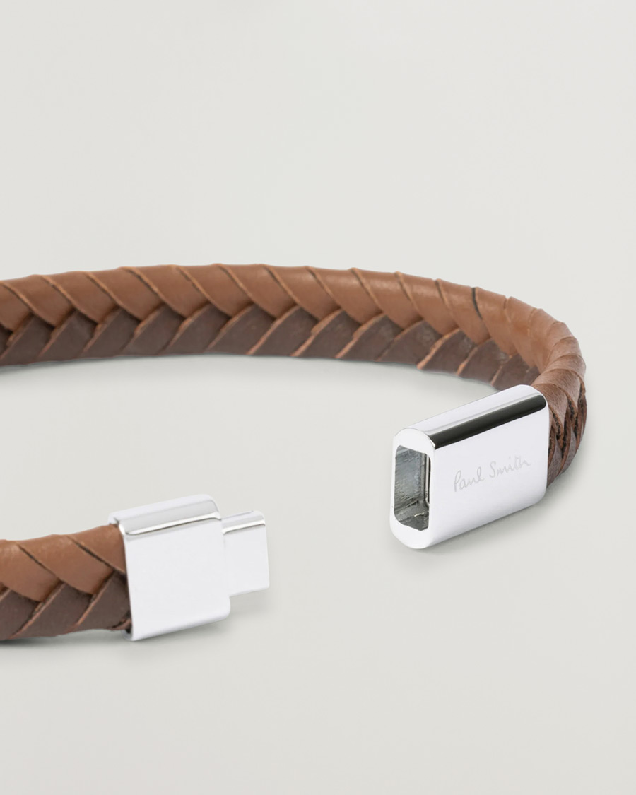 Heren | Paul Smith Two Tone Leather Bracelet Brown | Paul Smith | Two Tone Leather Bracelet Brown