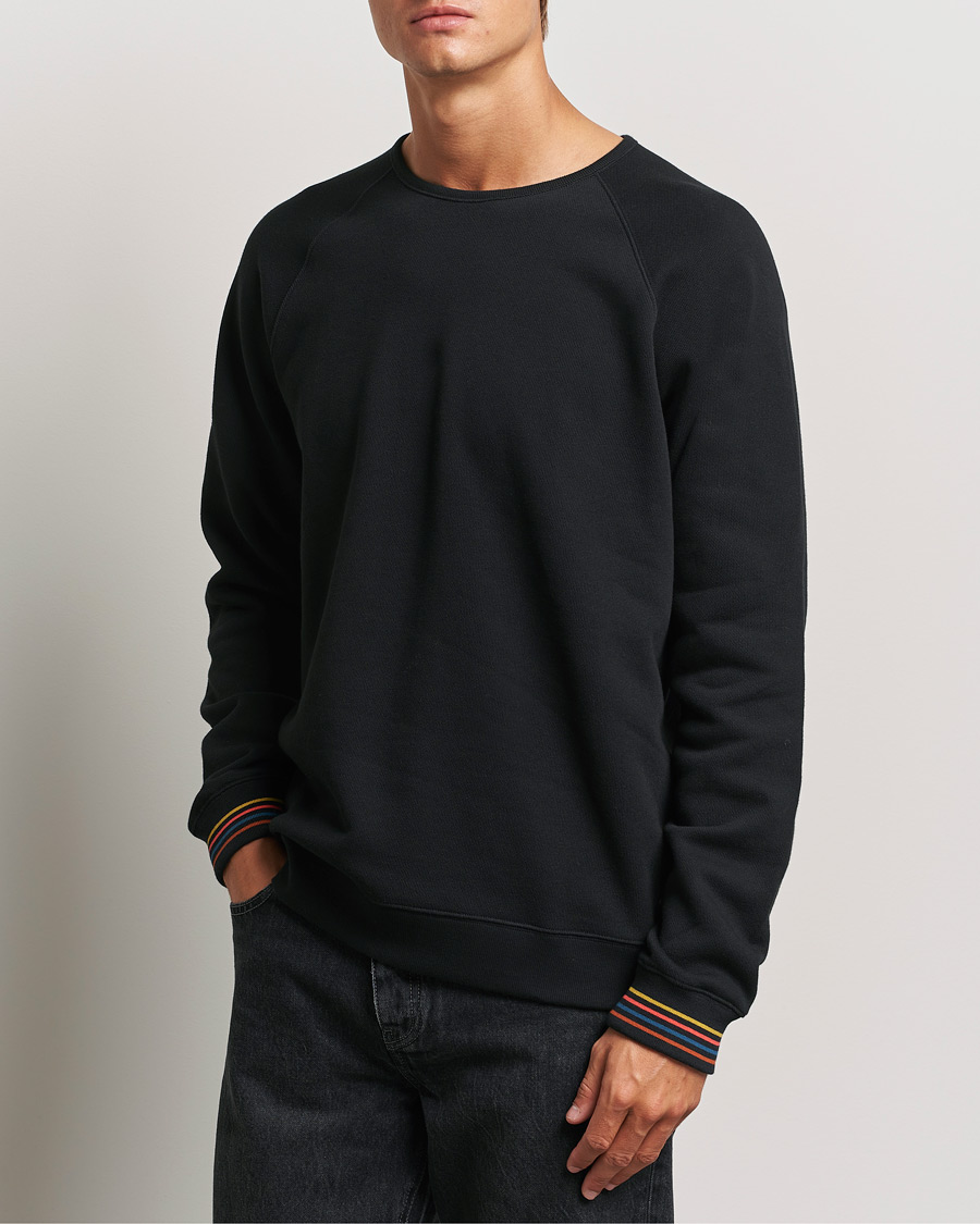 Heren | Truien | Paul Smith | Artist Rib Crew Neck Sweatshirt Black