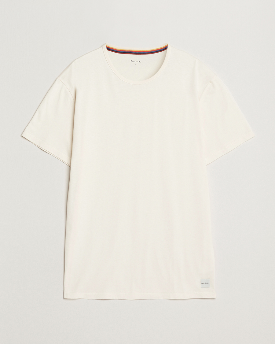 Heren | T-shirts | Paul Smith | Artist Rib Crew Neck T-Shirt White