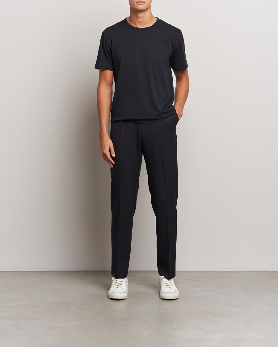 Heren | T-shirts | Paul Smith | Artist Rib Crew Neck T-Shirt Black