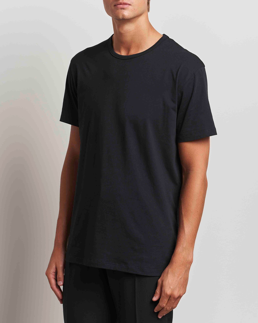 Heren | T-shirts | Paul Smith | Artist Rib Crew Neck T-Shirt Black