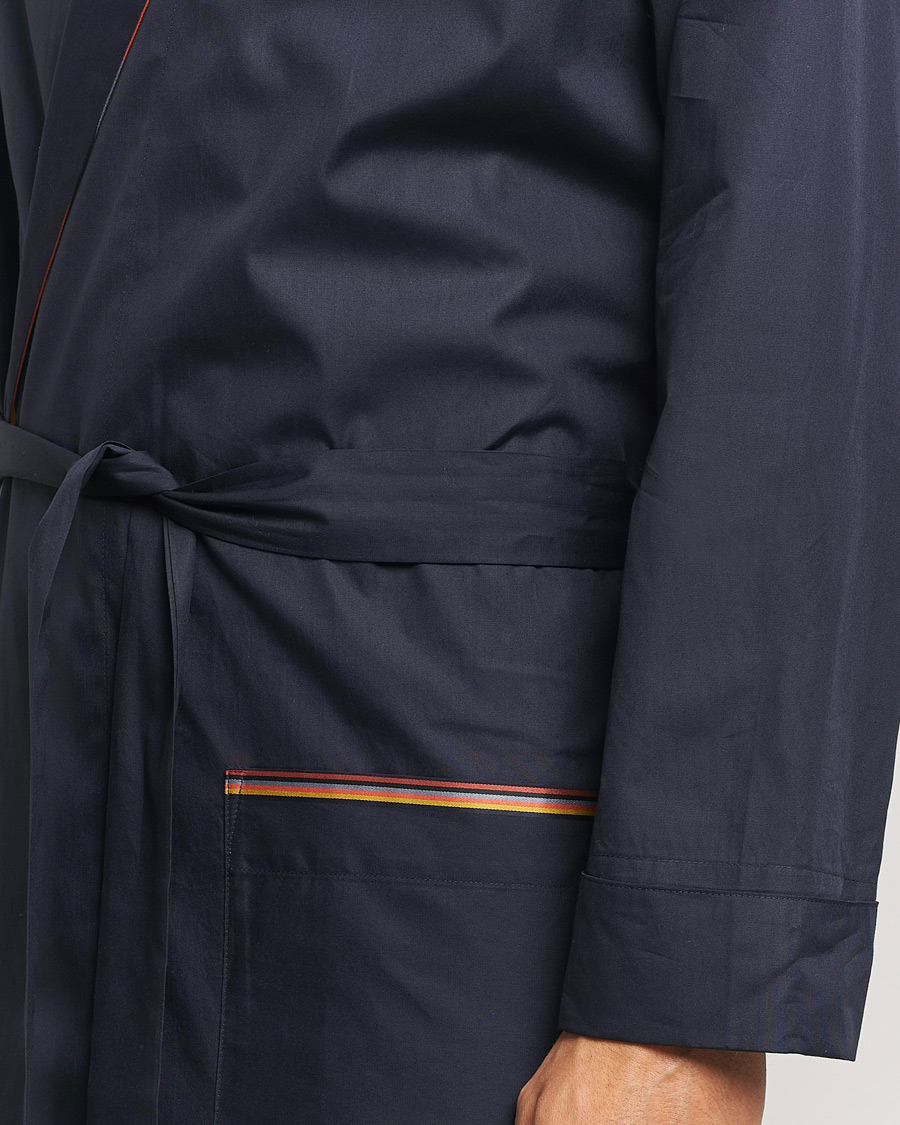 Heren | Paul Smith Stripe Cotton Gown Navy | Paul Smith | Stripe Cotton Gown Navy