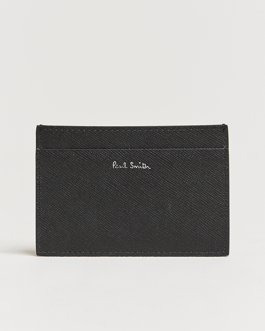 Heren | Paul Smith Mini Card Holder Black | Paul Smith | Mini Card Holder Black