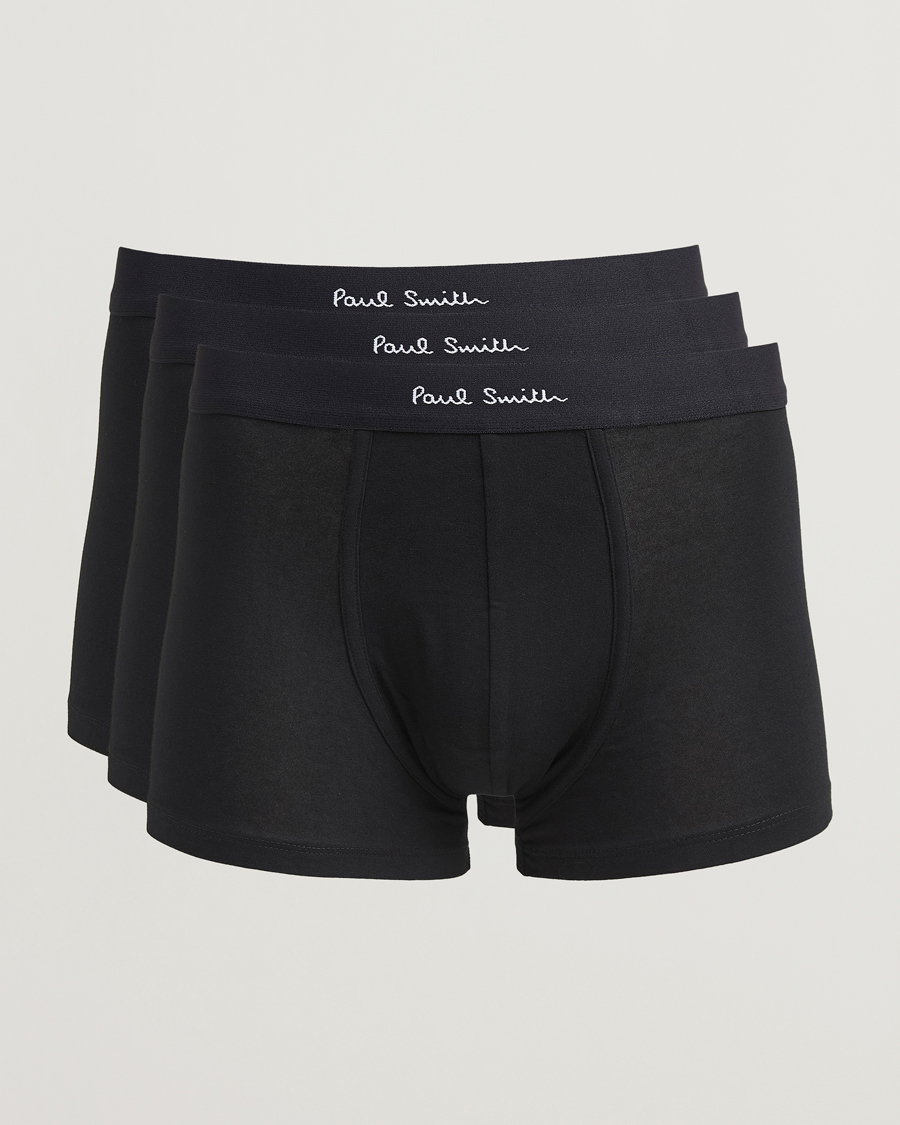 Heren | Ondergoed | Paul Smith | 3-Pack Trunk Black