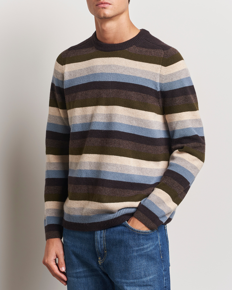 Heren | Truien | Paul Smith | Striped Lambswool Knitted Sweater Multi