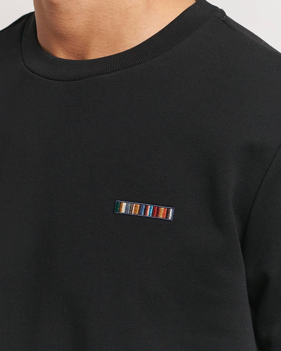 Heren | Truien | Paul Smith | Embroidery Crew Neck Sweatshirt Black