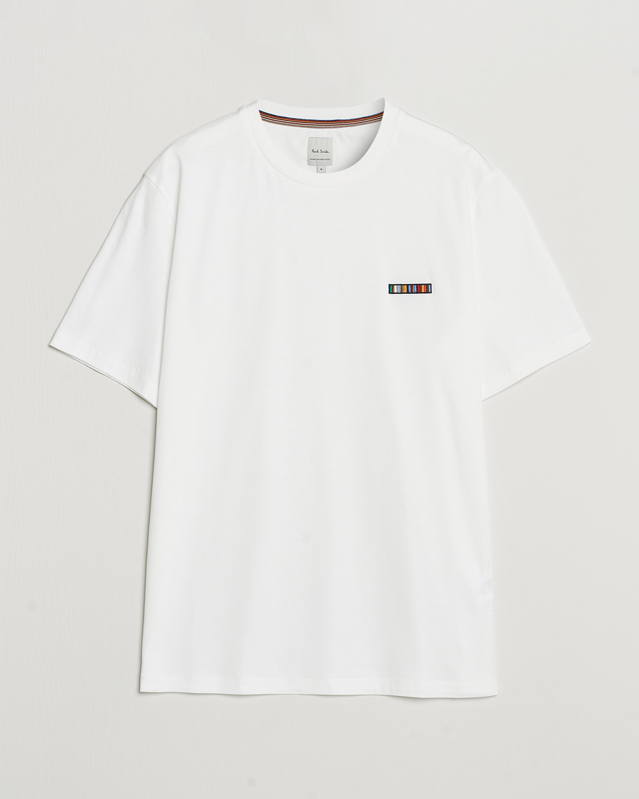 Heren | T-shirts | Paul Smith | Embroidery Crew Neck T-Shirt White