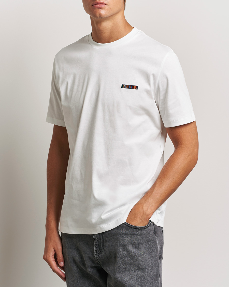Heren | T-shirts | Paul Smith | Embroidery Crew Neck T-Shirt White