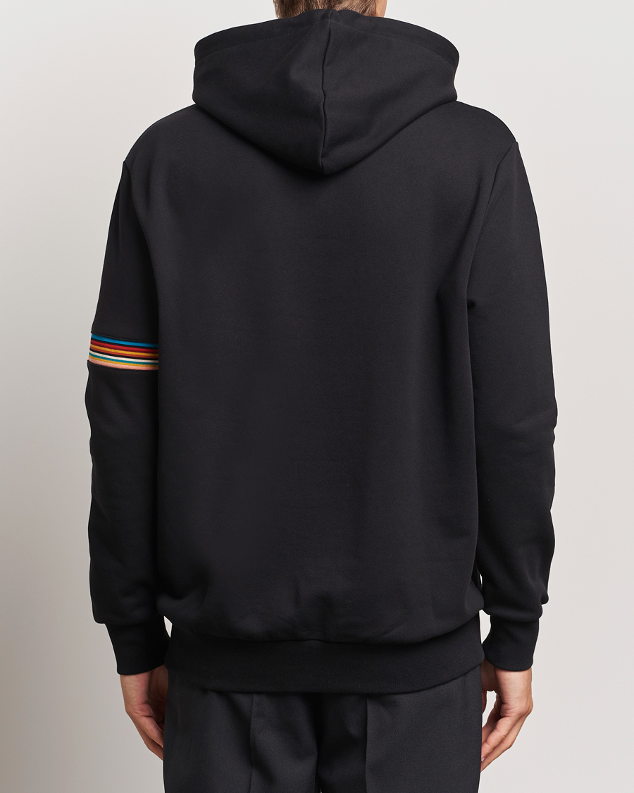 Heren | Truien | Paul Smith | Striped Arm Hoodie Black