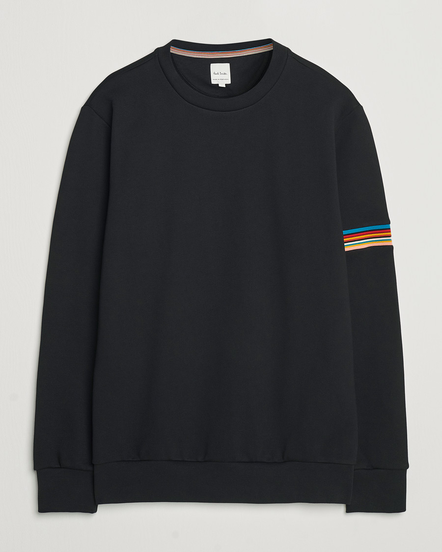 Heren | Truien | Paul Smith | Striped Arm Sweatshirt Black