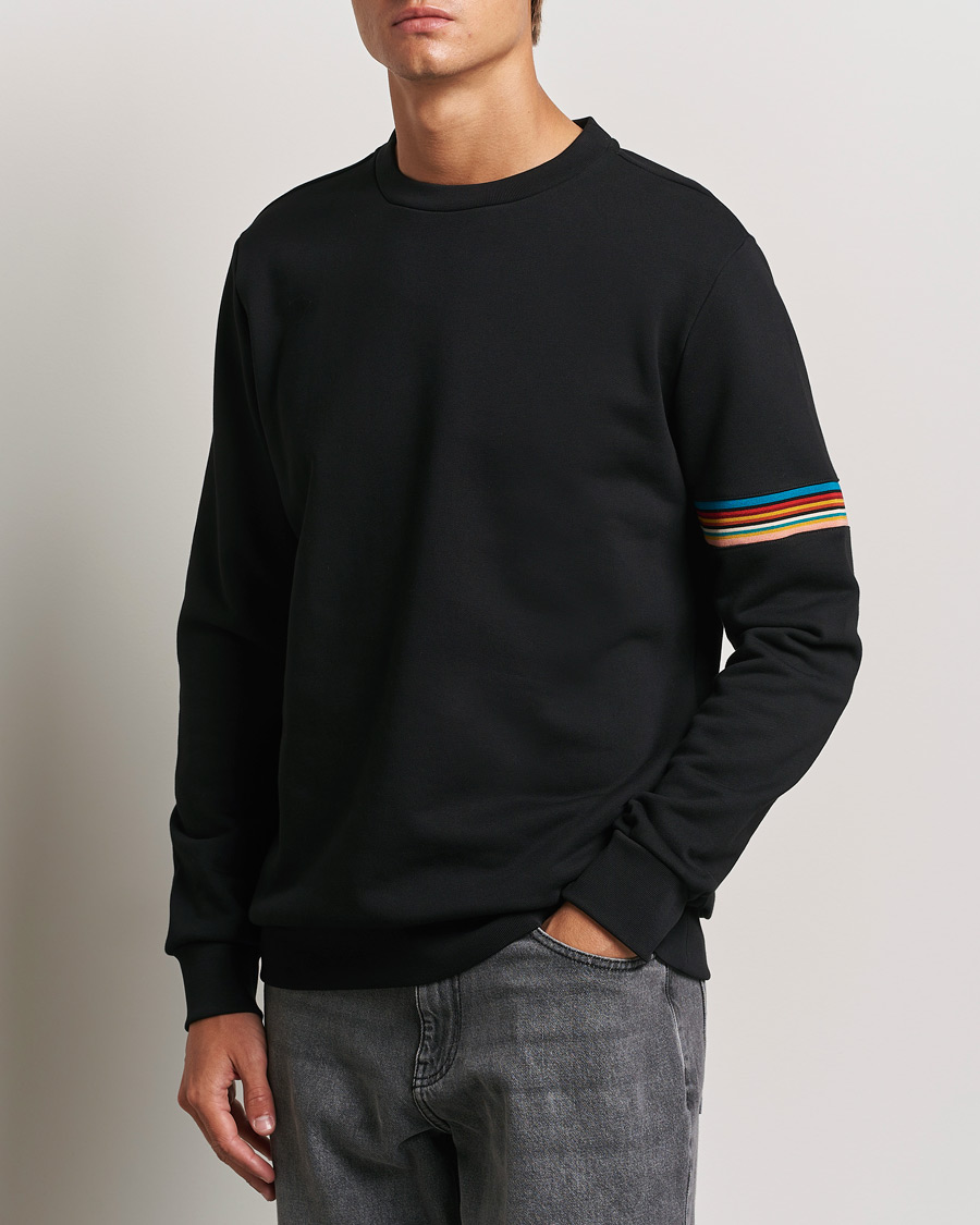 Heren | Truien | Paul Smith | Striped Arm Sweatshirt Black
