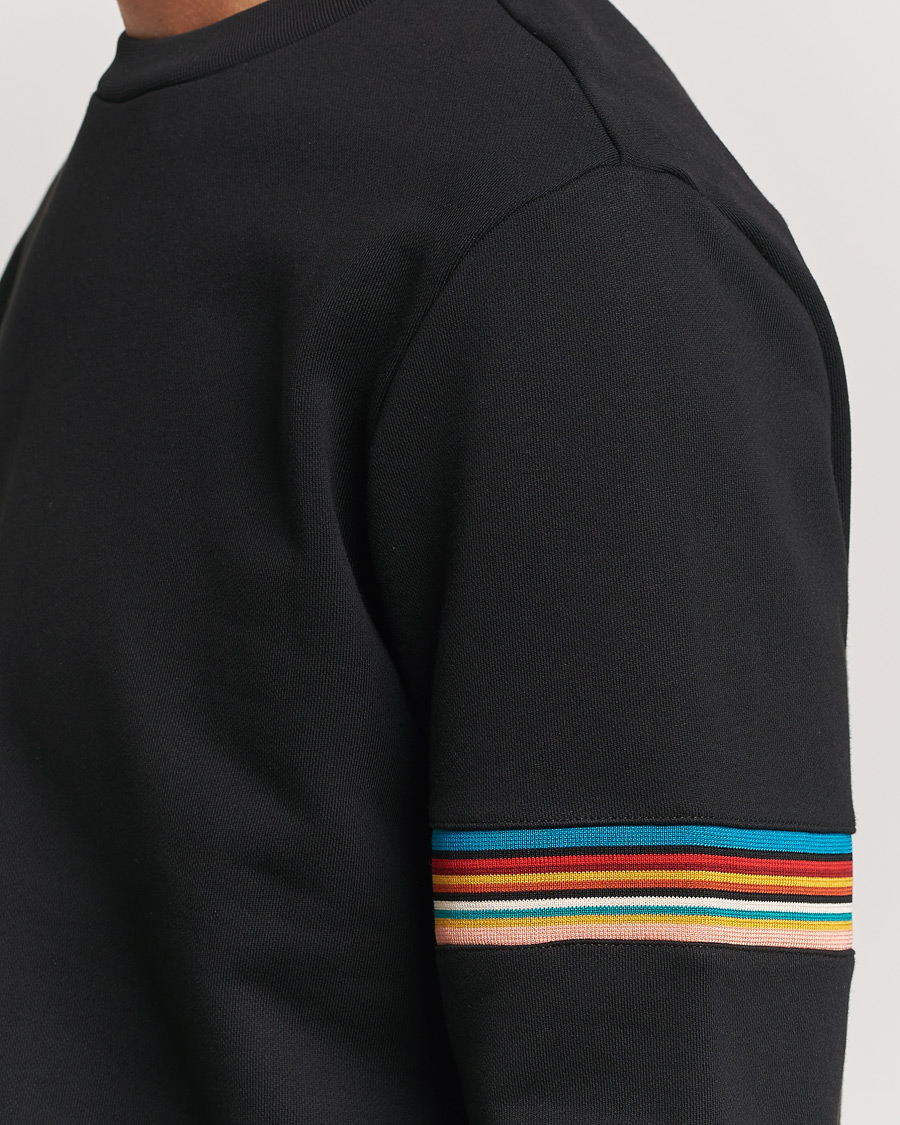 Heren | Truien | Paul Smith | Striped Arm Sweatshirt Black