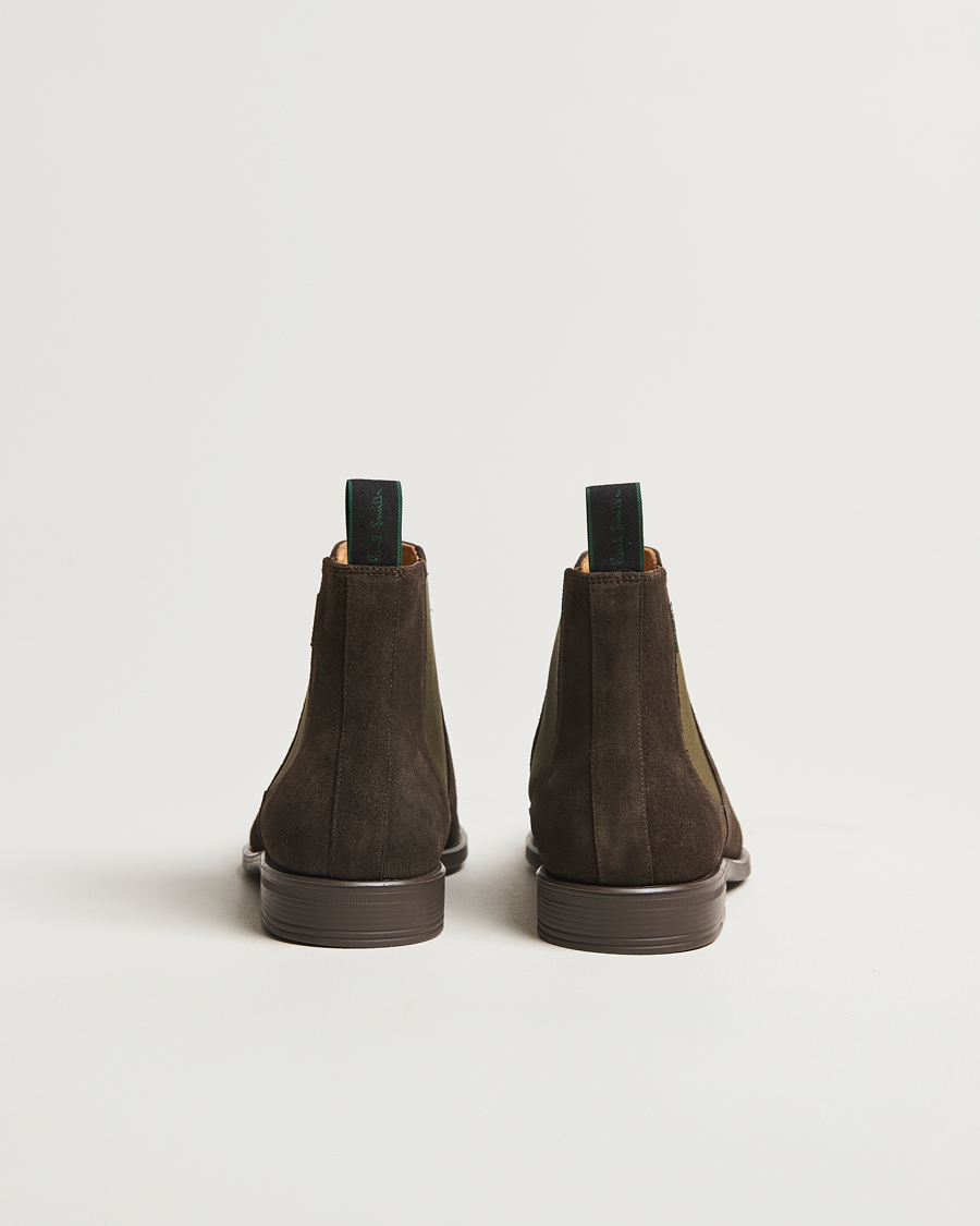 Heren | PS Paul Smith Cedric Suede Chelsea Boot Dark Brown | PS Paul Smith | Cedric Suede Chelsea Boot Dark Brown