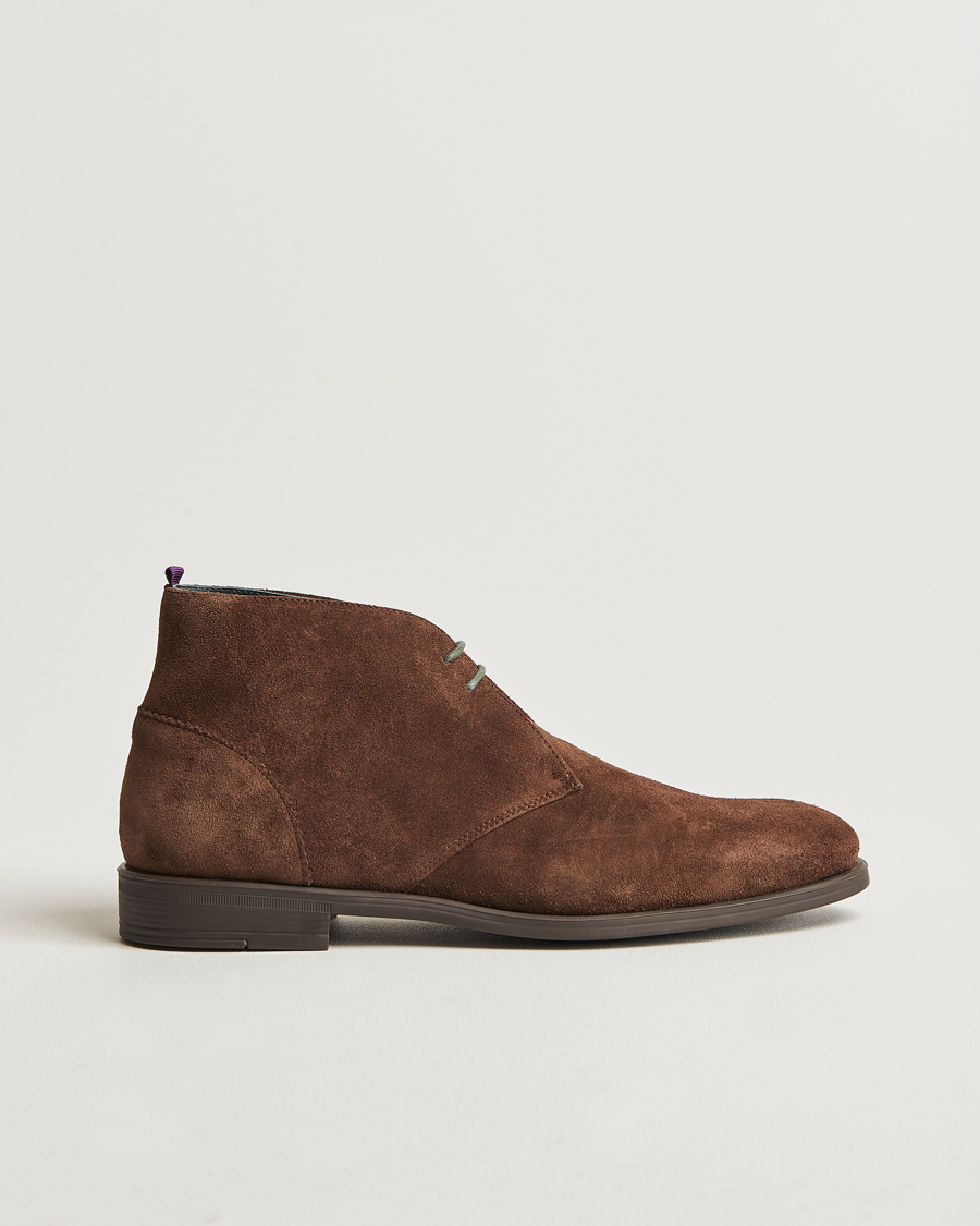 Heren | PS Paul Smith Drummond Suede Chukka Boot Dark Brown | PS Paul Smith | Drummond Suede Chukka Boot Dark Brown