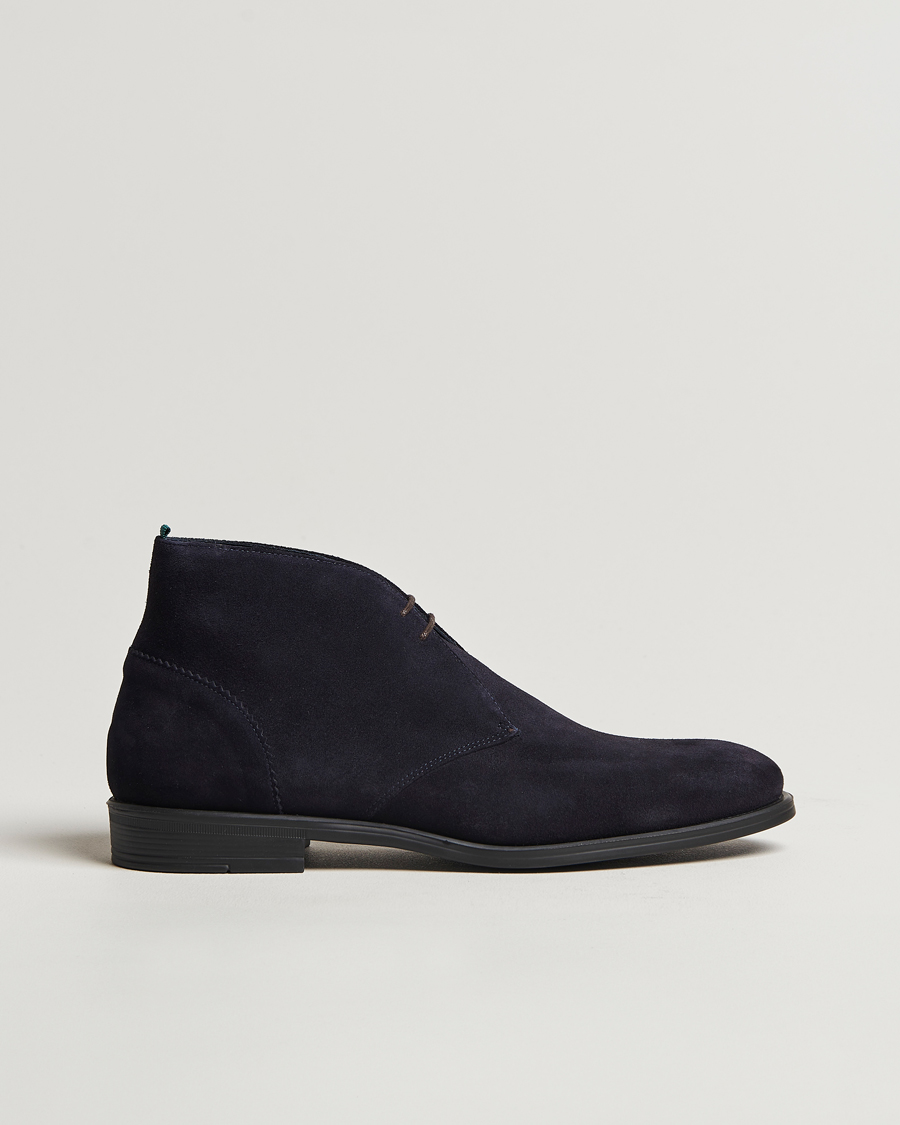 Heren | PS Paul Smith Drummond Suede Chukka Boot Navy | PS Paul Smith | Drummond Suede Chukka Boot Navy