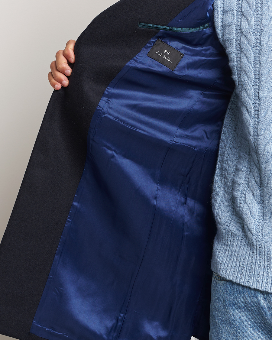 Heren | Jassen | PS Paul Smith | Wool Coat Navy