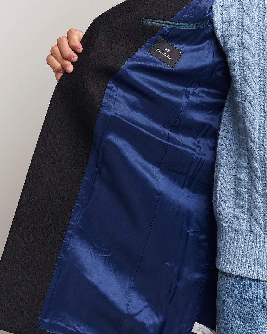 Heren | Jassen | PS Paul Smith | Wool Coat Black