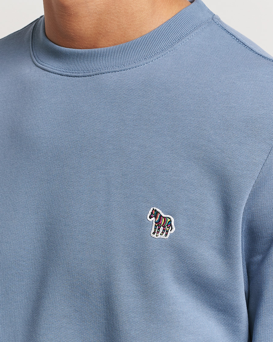 Heren | Truien | PS Paul Smith | Zebra Organic Cotton Sweatshirt Blue