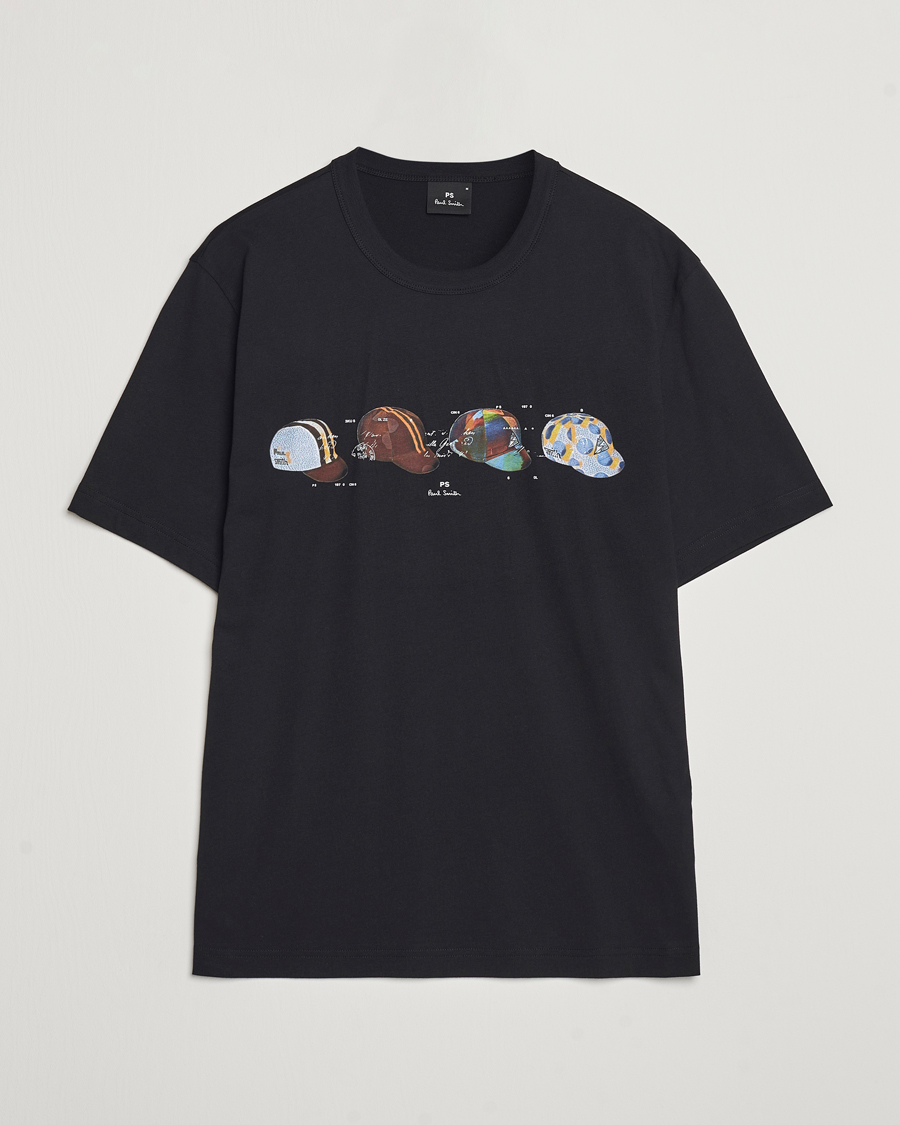 Heren | T-shirts | PS Paul Smith | Cycling Caps Crew Neck T-Shirt Black