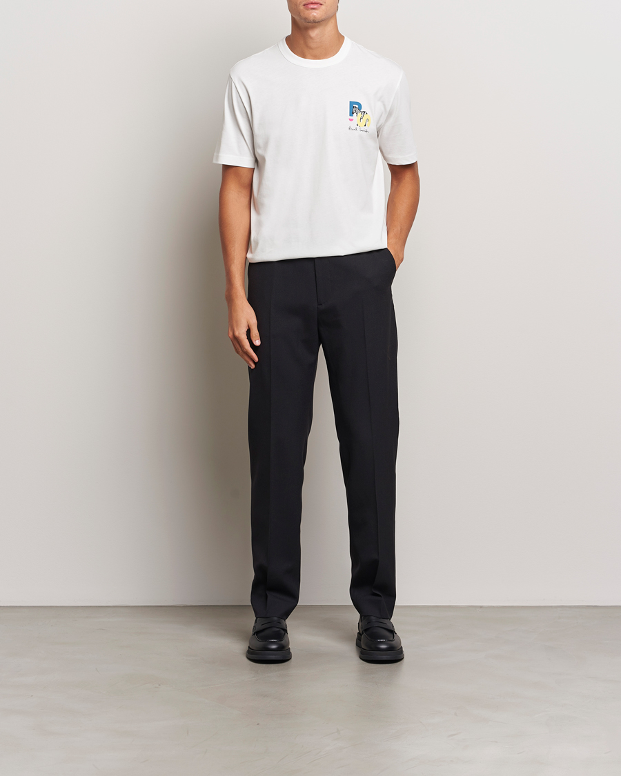 Heren | T-shirts | PS Paul Smith | PS Zebra Crew Neck T-Shirt White