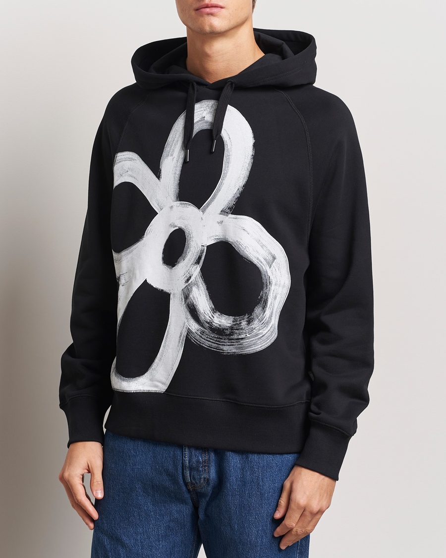 Heren | Truien | PS Paul Smith | Happy Flower Hoodie Black