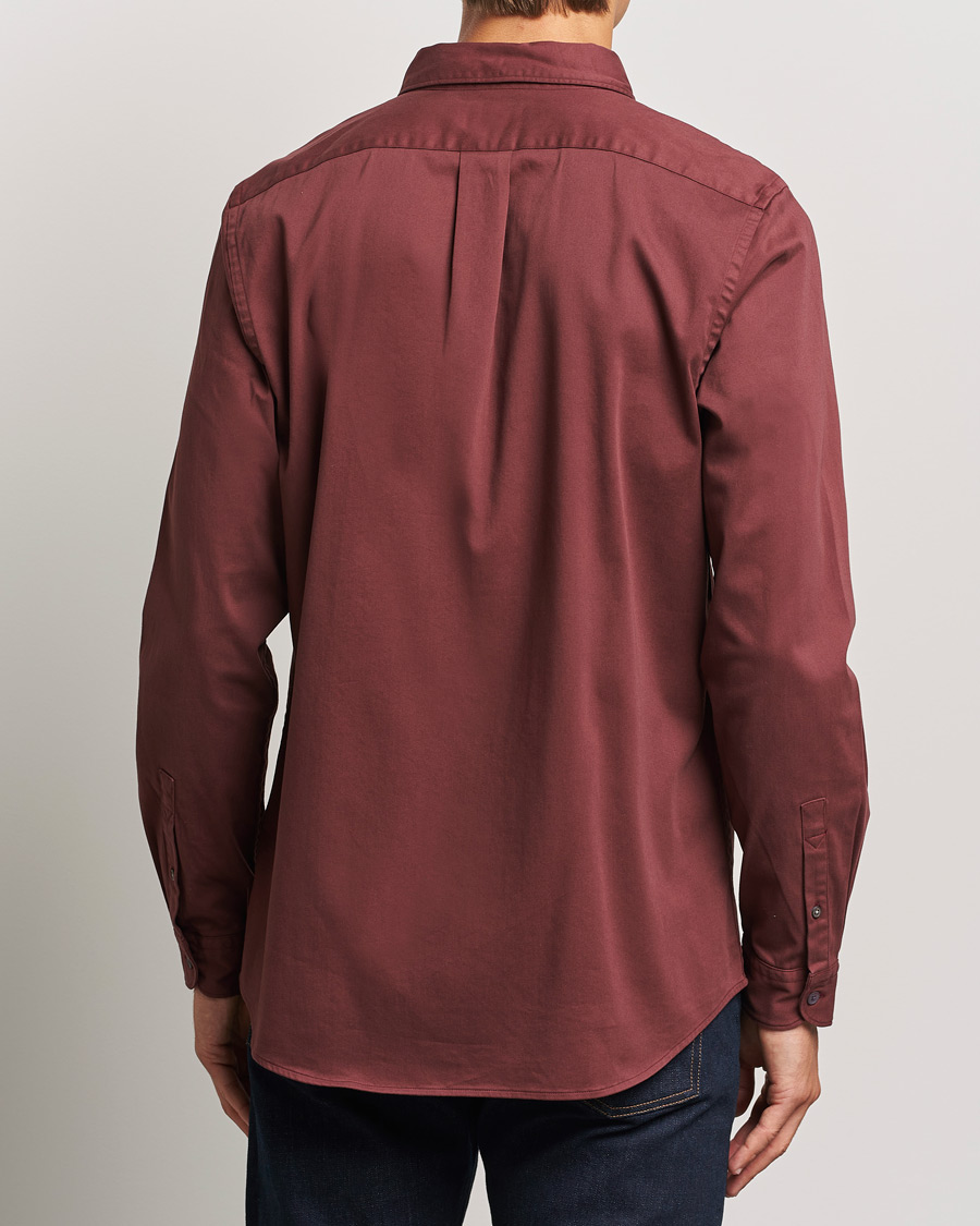 Heren | Overhemden | PS Paul Smith | Regular Fit Cotton Shirt Dark Red