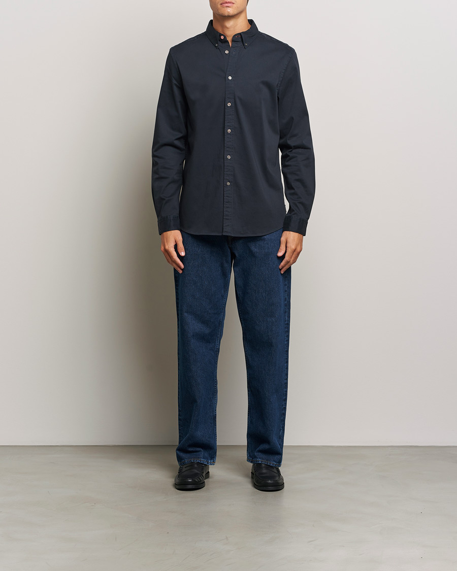 Heren | Overhemden | PS Paul Smith | Regular Fit Cotton Shirt Navy