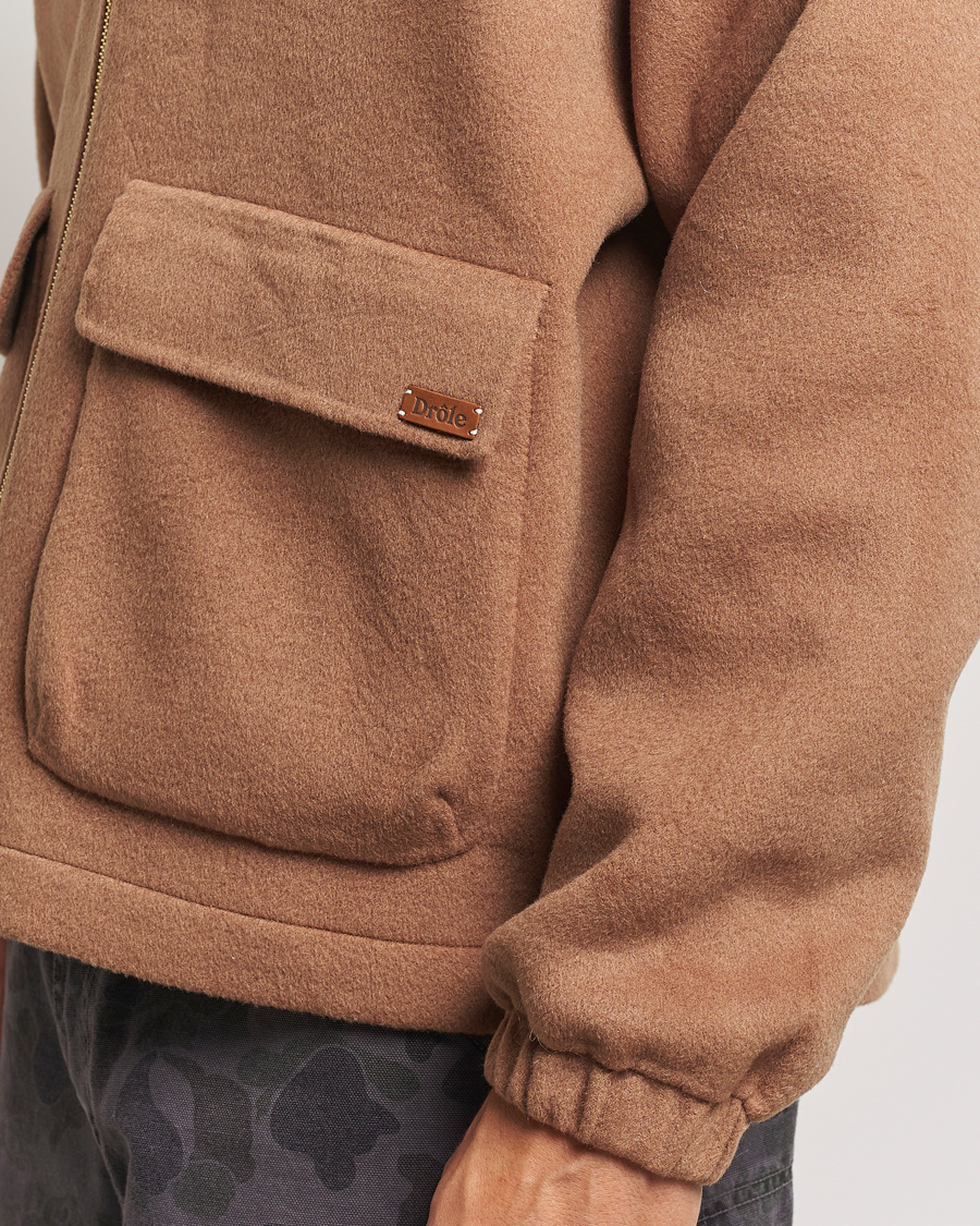 Heren | Jassen | Drôle de Monsieur | La Veste Capuche Wool Camel