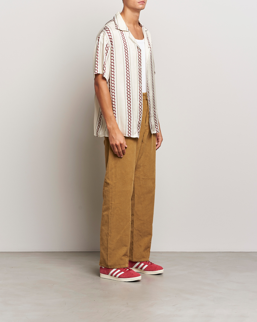 Heren | Overhemden | Drôle de Monsieur | Link Cuban Shirt Ecru