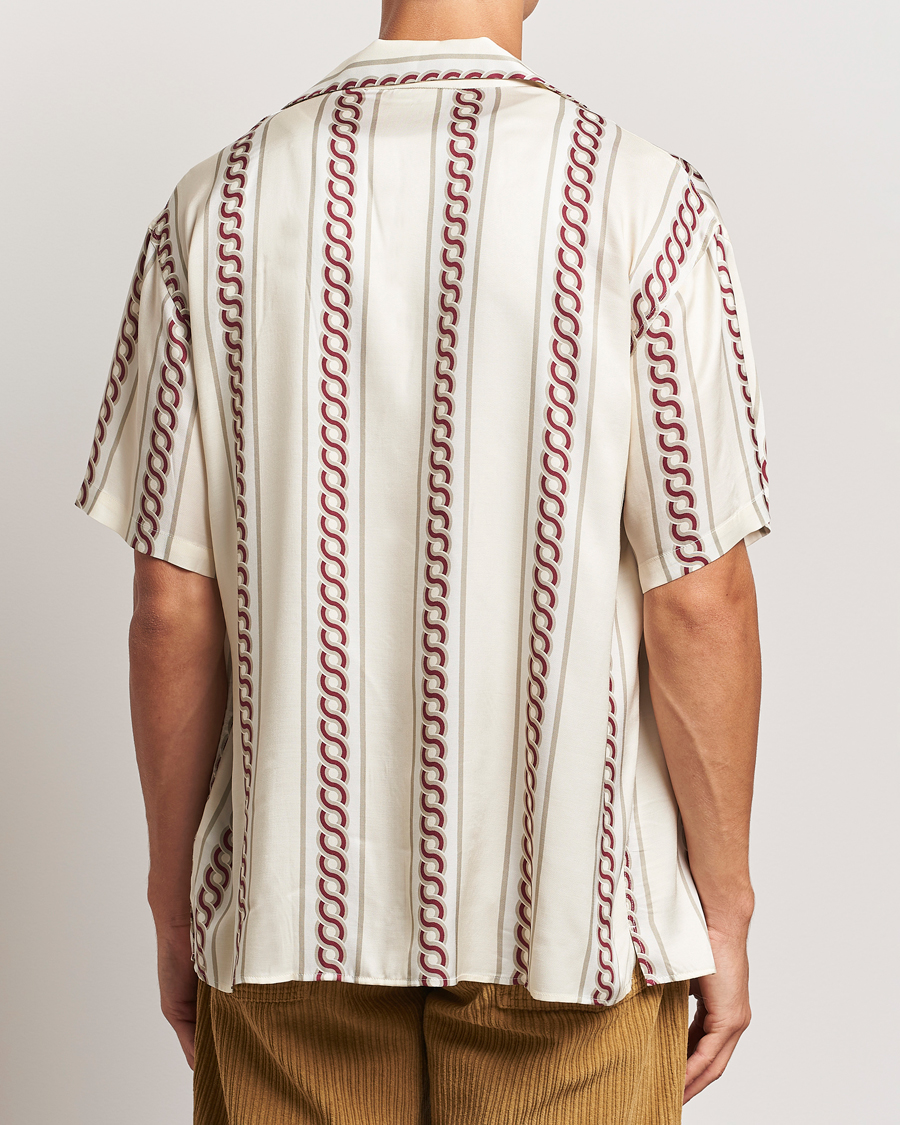 Heren | Overhemden | Drôle de Monsieur | Link Cuban Shirt Ecru