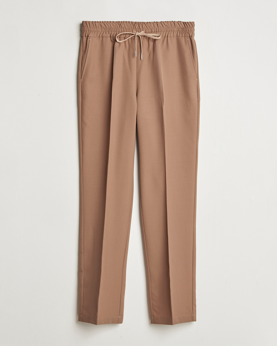 Heren | Broeken | Drôle de Monsieur | Drawstring Trousers Brown