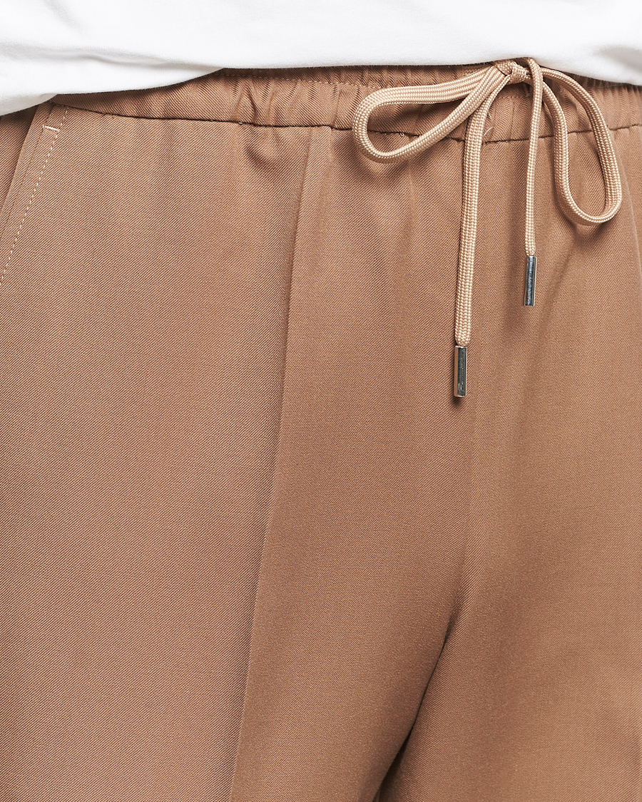 Heren | Broeken | Drôle de Monsieur | Drawstring Trousers Brown