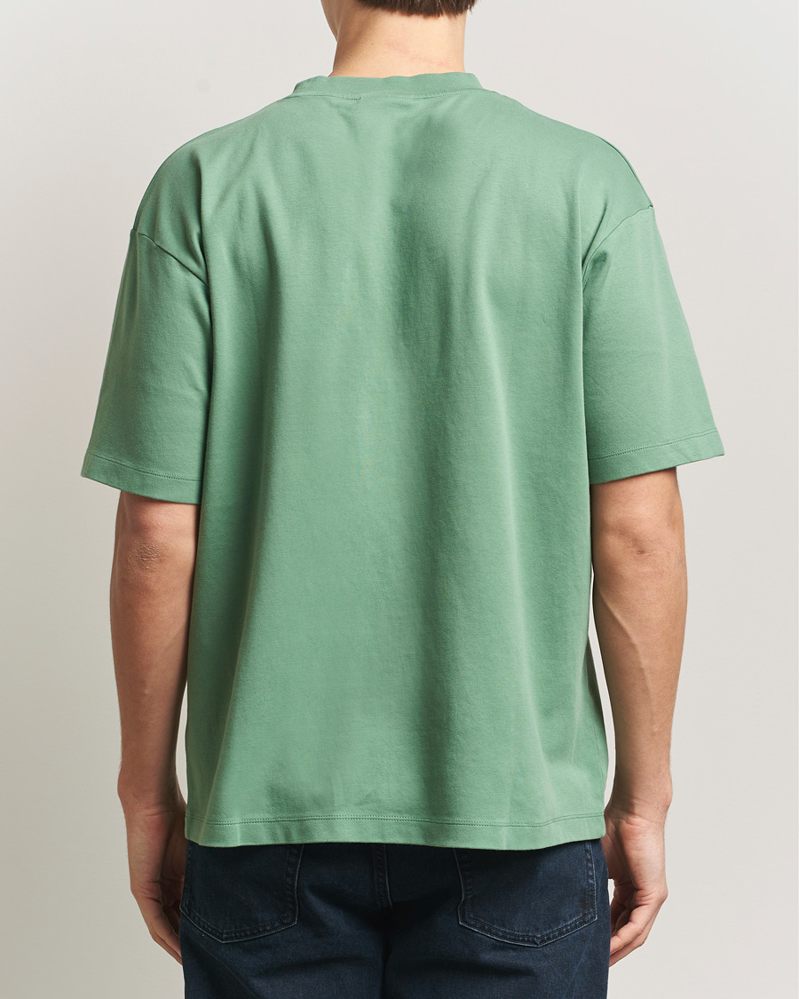 Heren | T-shirts | Drôle de Monsieur | Classic Slogan T-Shirt Water Green